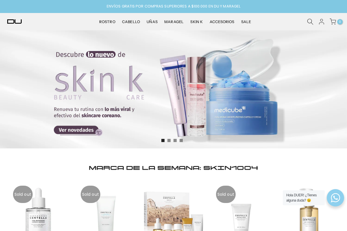 Du Colombia homepage screenshot