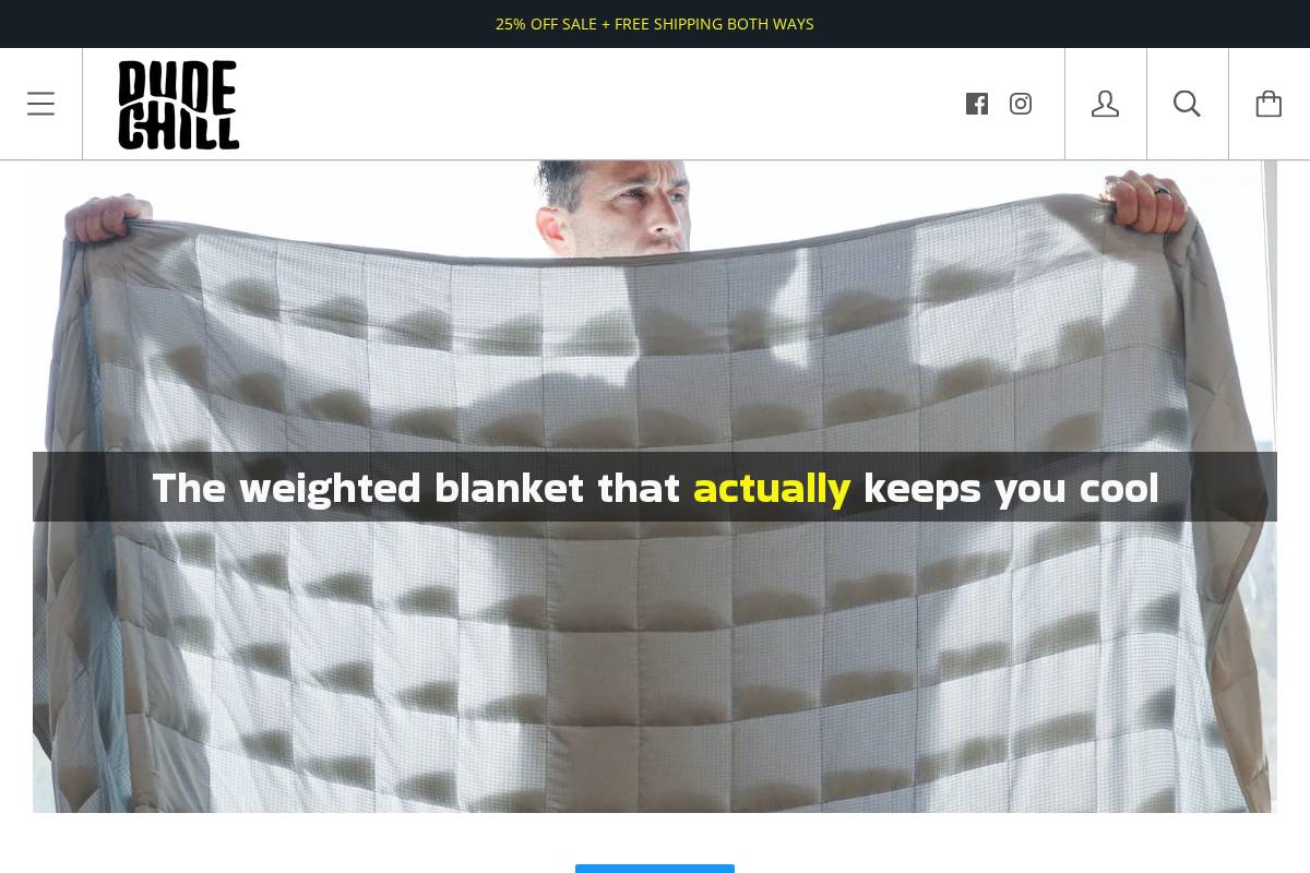 dudechillbrand.com homepage screenshot