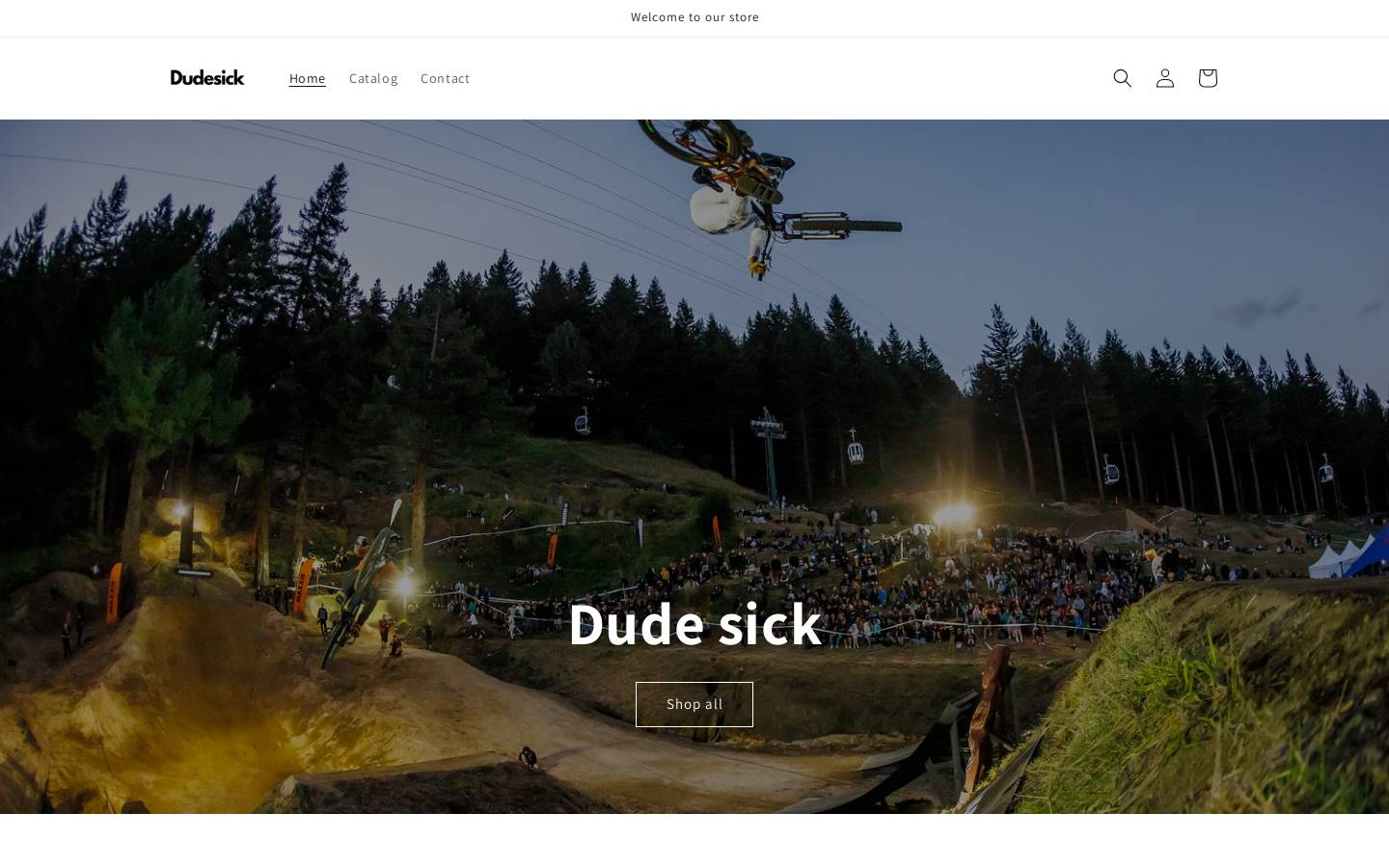 dudesick.com homepage screenshot