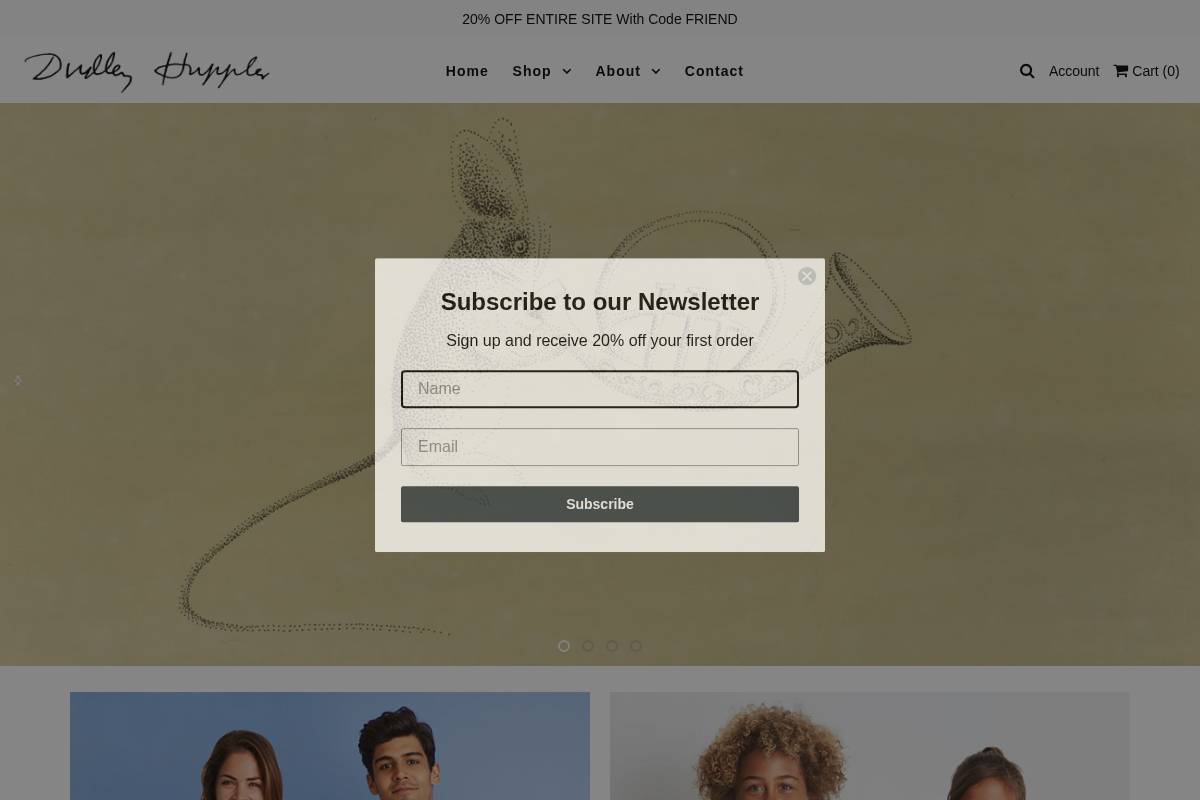 dudleyhuppler.com homepage screenshot