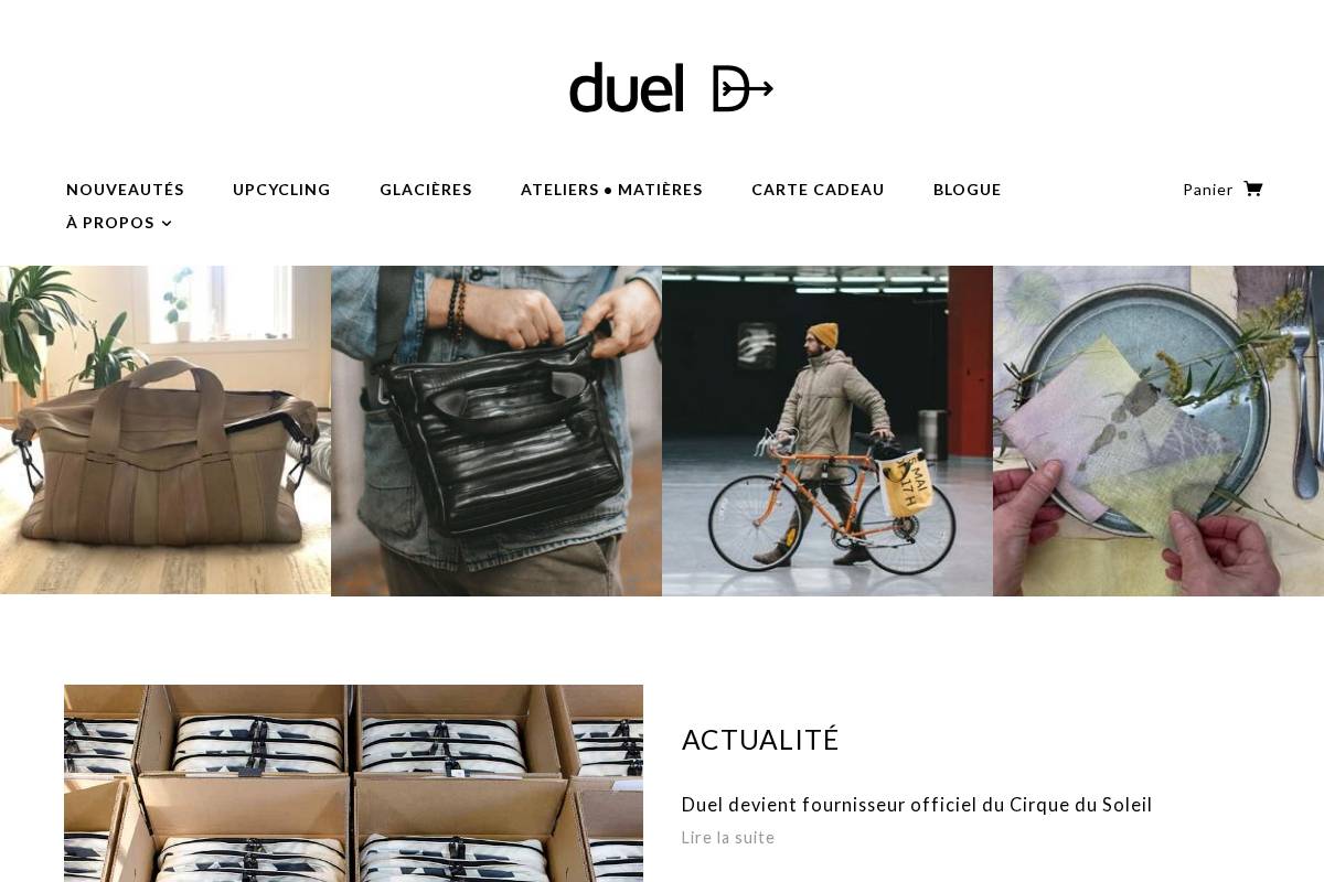 Duel homepage screenshot