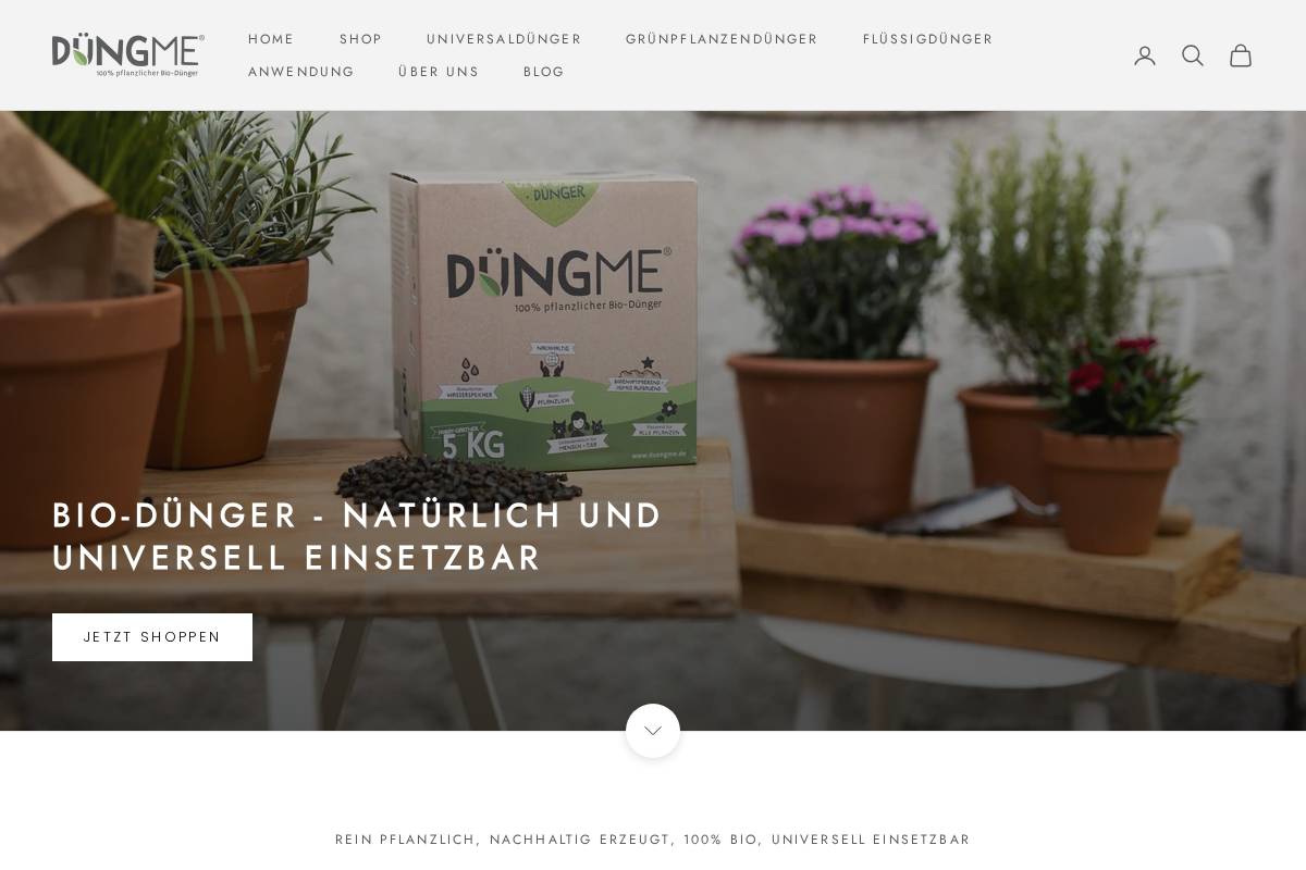 duengme.de homepage screenshot