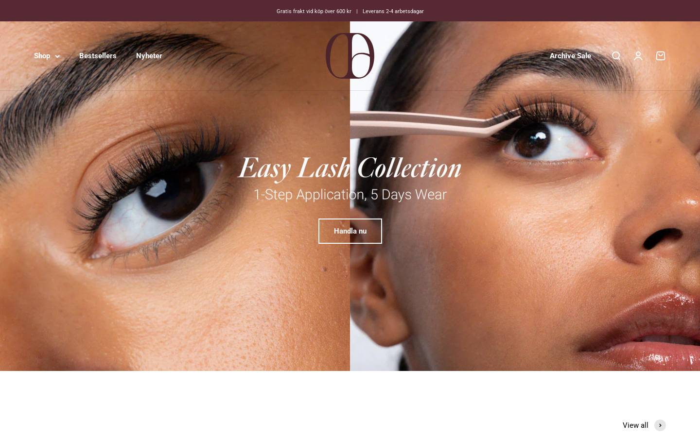 DUFFBEAUTY homepage screenshot