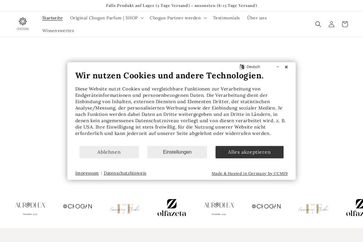 Duftzwillings-Welt homepage screenshot
