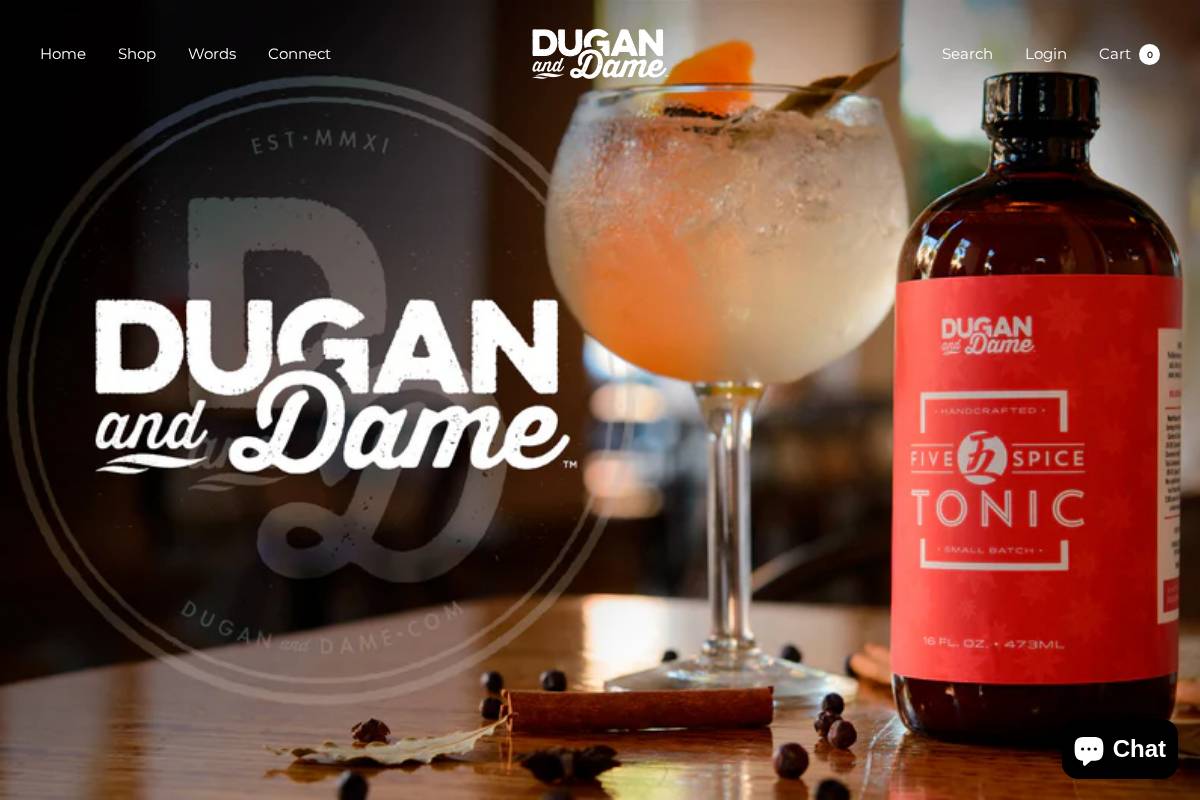 dugananddame.com homepage screenshot