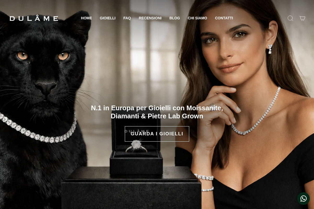 DULÂME homepage screenshot