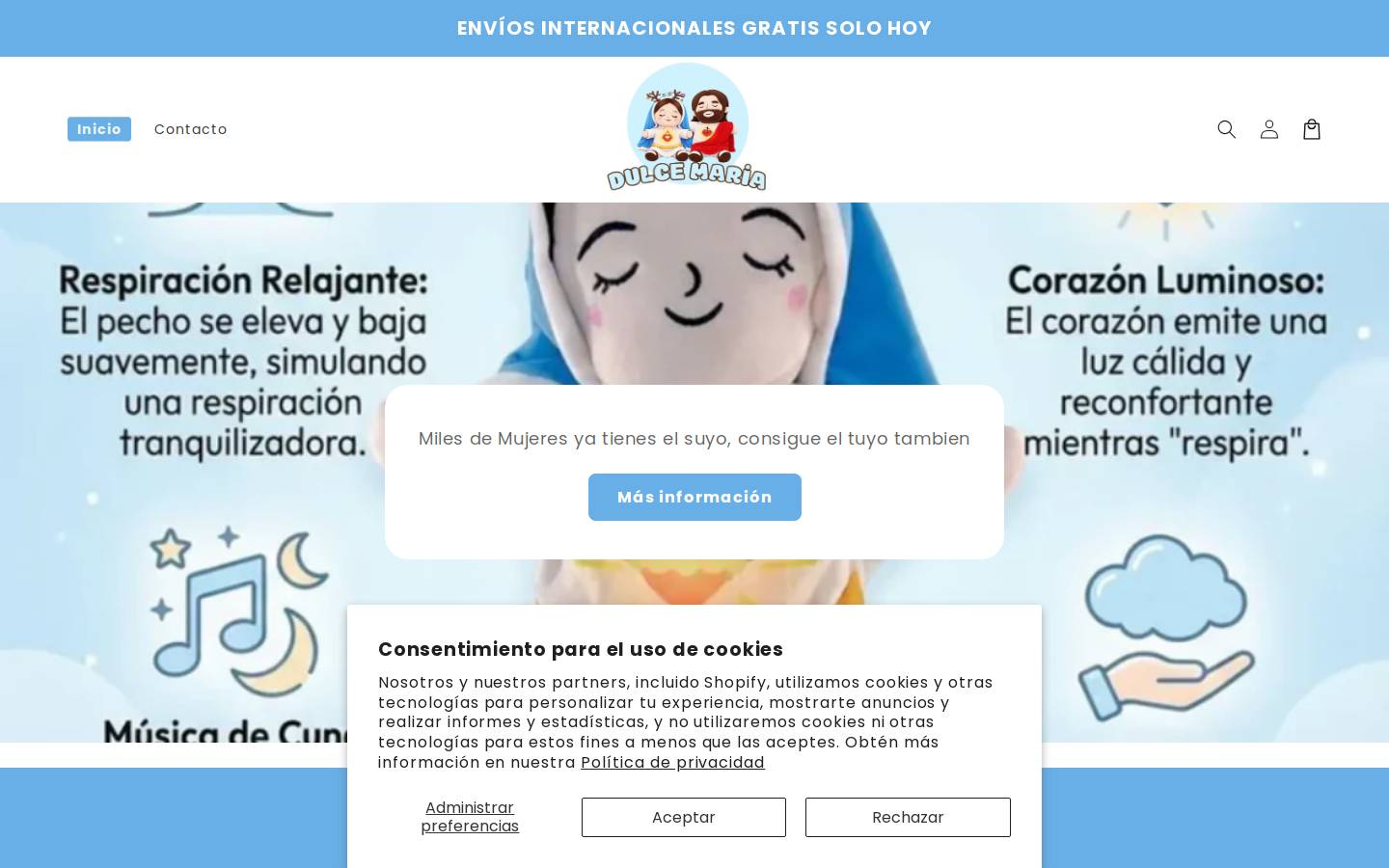 dulcemaria.store homepage screenshot