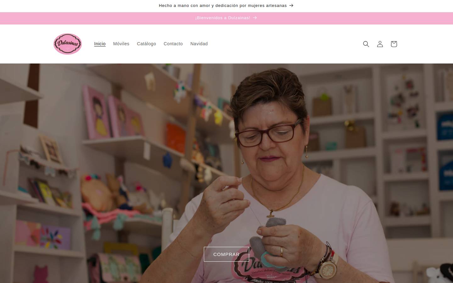dulzainas.co homepage screenshot