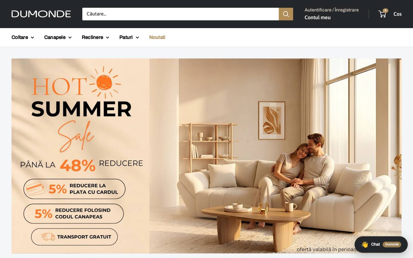 dumonde.ro homepage screenshot
