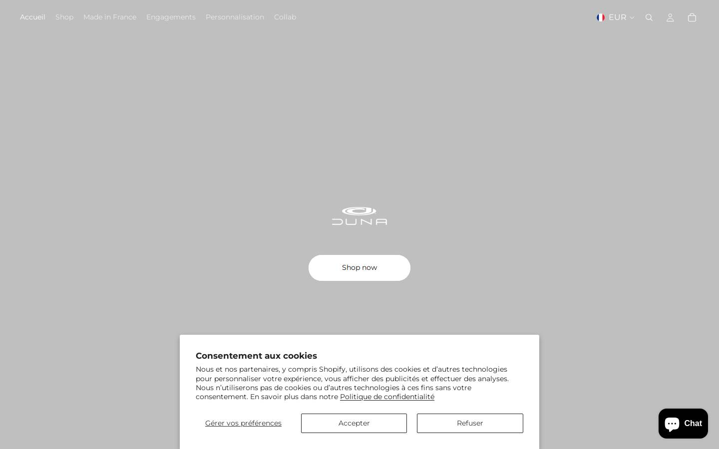 duna.fr homepage screenshot