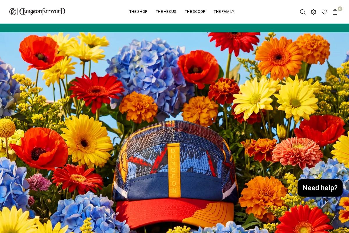 dungeonforward.com homepage screenshot