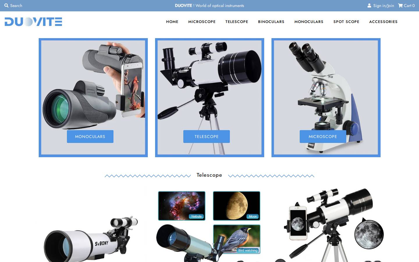duovite.com homepage screenshot
