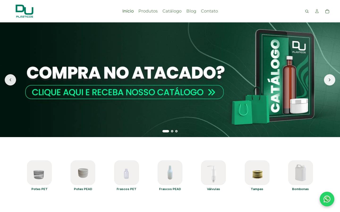 duplasticos.com.br homepage screenshot