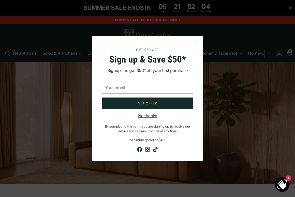 Duracraftsfurniture homepage screenshot