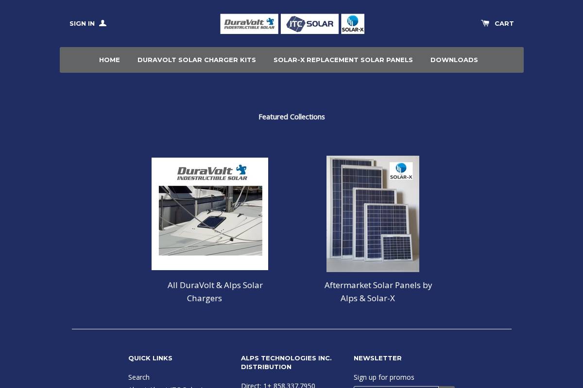 duravolt.net homepage screenshot