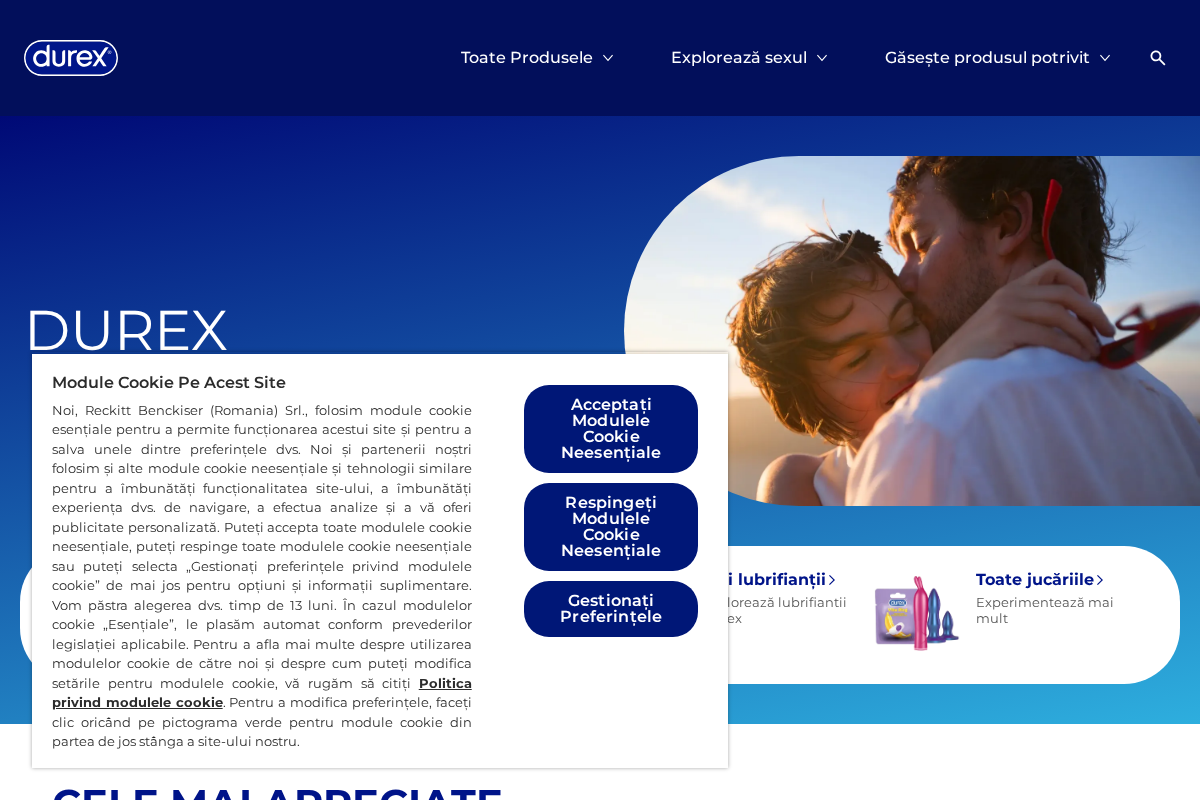 Durex homepage screenshot