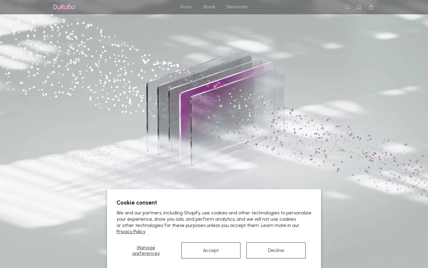 DuRoBo homepage screenshot