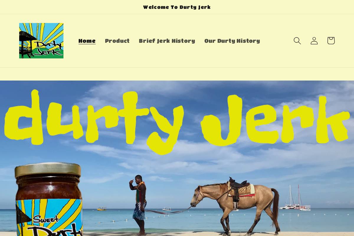 durtyjerk.com homepage screenshot