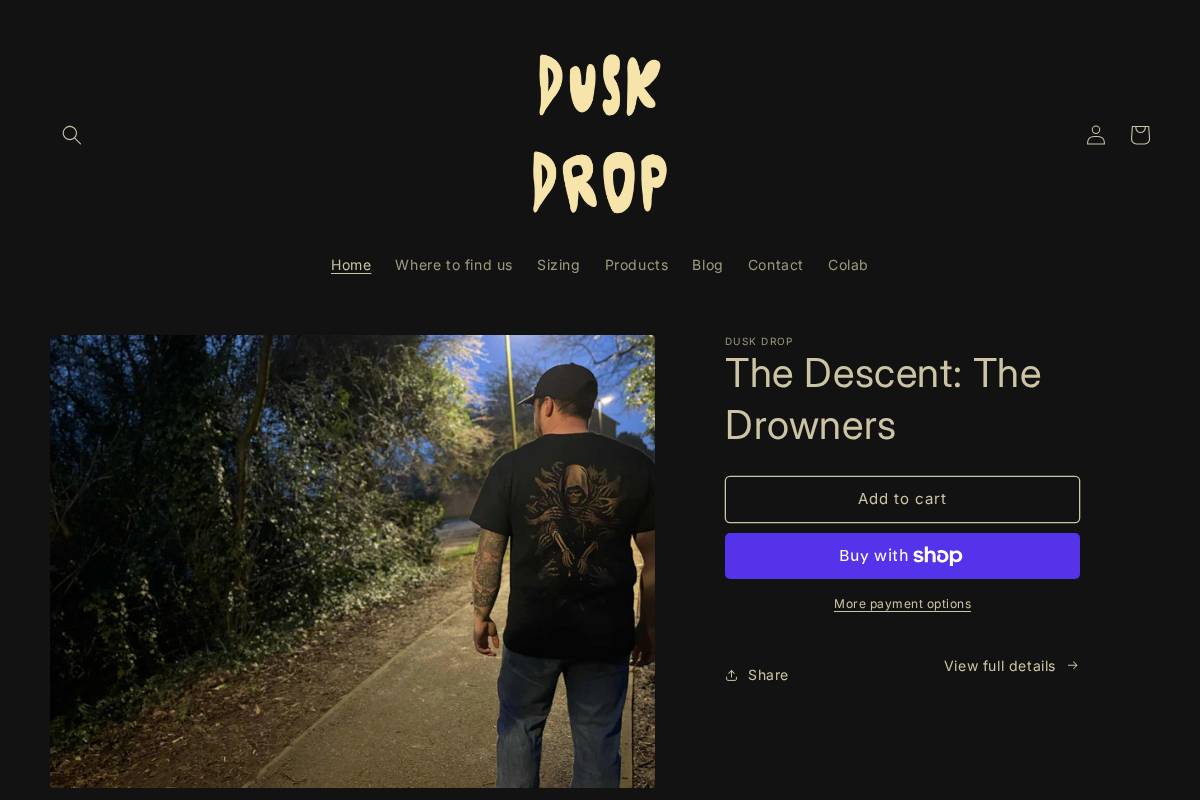 duskdrop.com homepage screenshot