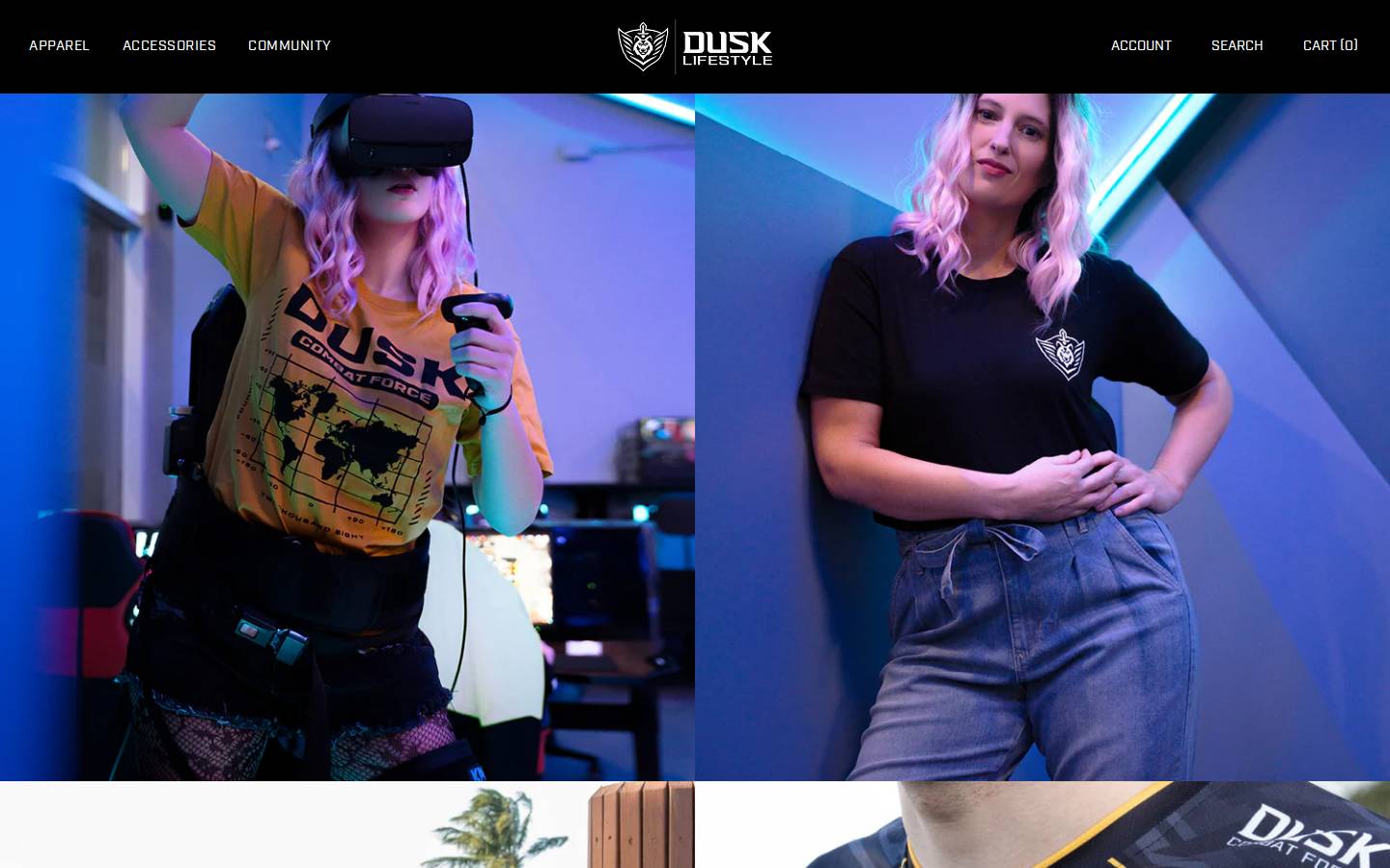 dusklifestyle.com homepage screenshot
