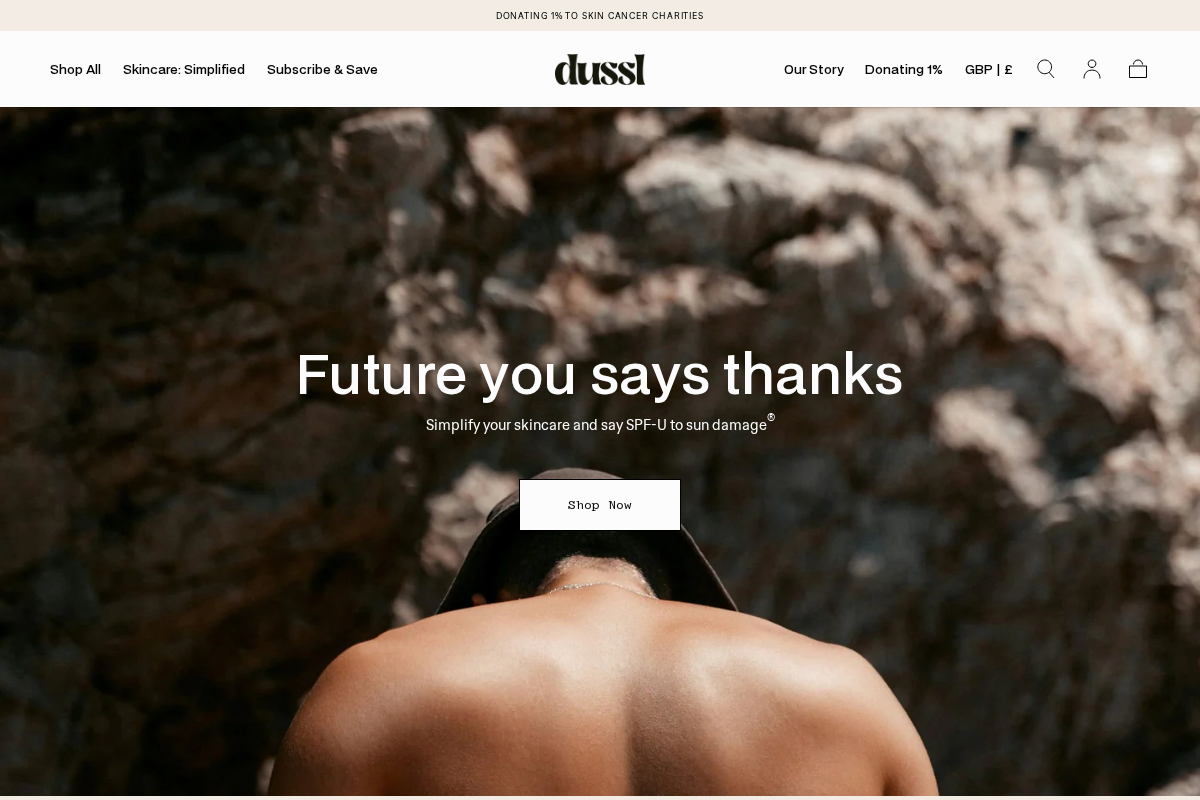 dussl homepage screenshot