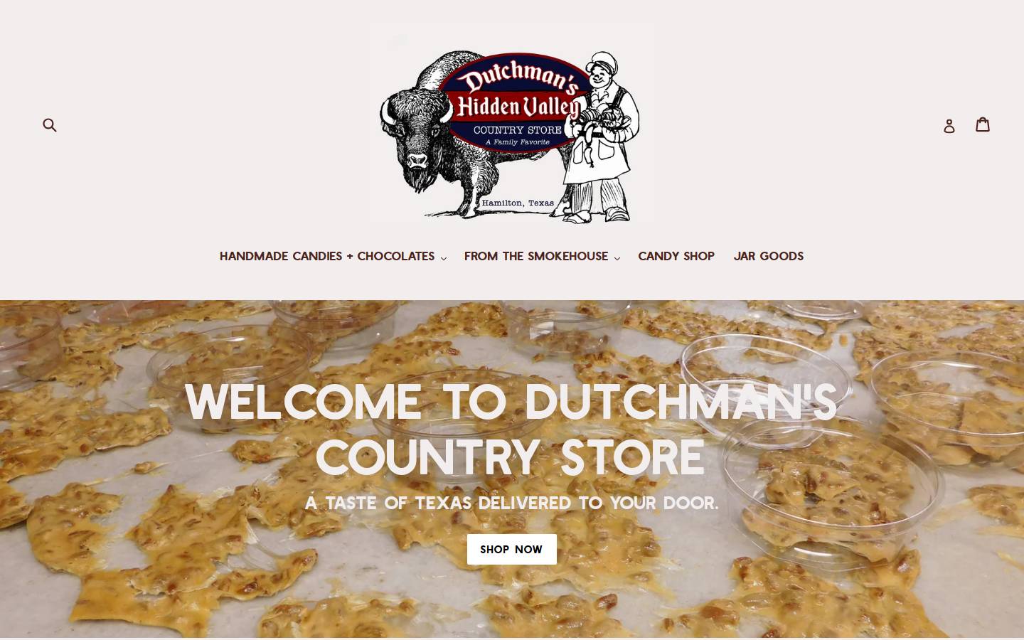 dutchmanscountrystore.com homepage screenshot