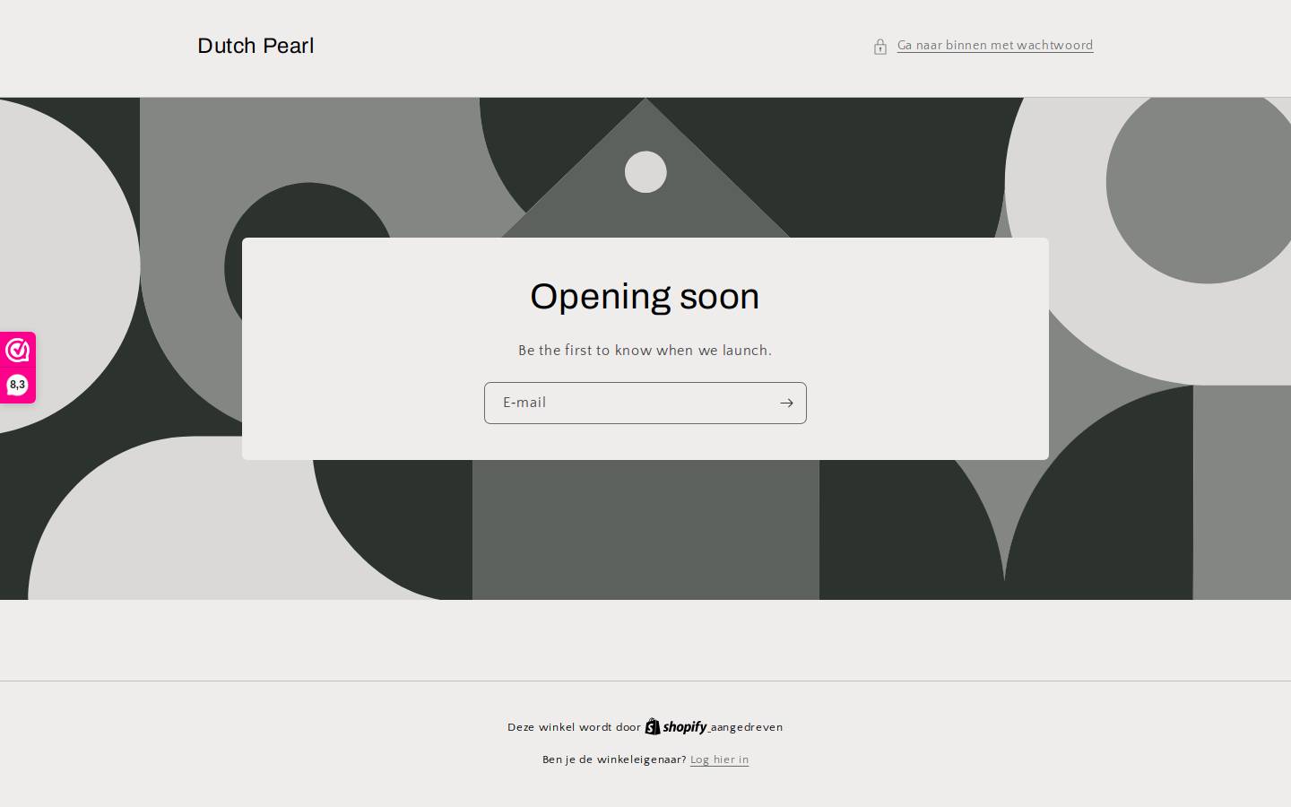 dutchpearl.de homepage screenshot