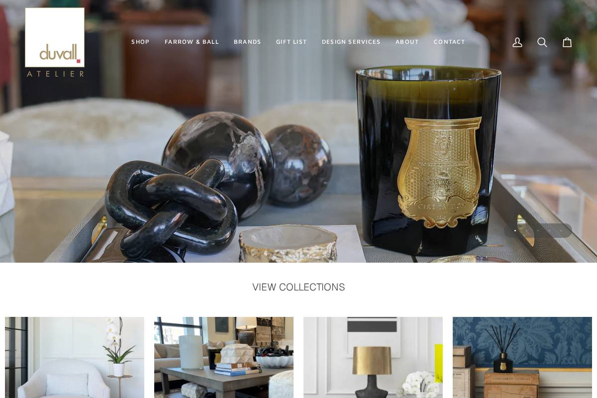 duvallatelier.com homepage screenshot