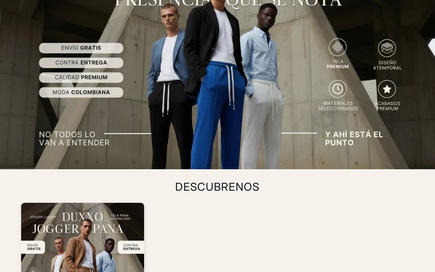 duxxo.co homepage screenshot