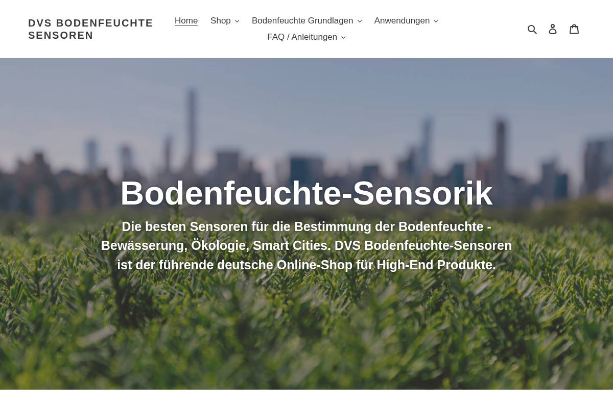 dvs-bodenfeuchte-sensoren.de homepage screenshot