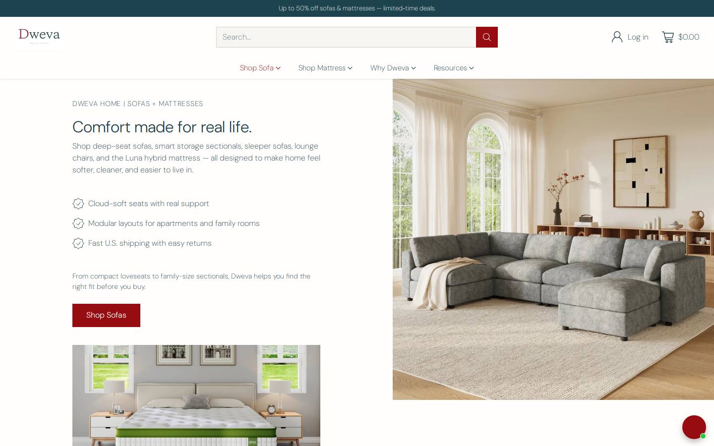 dweva.com homepage screenshot