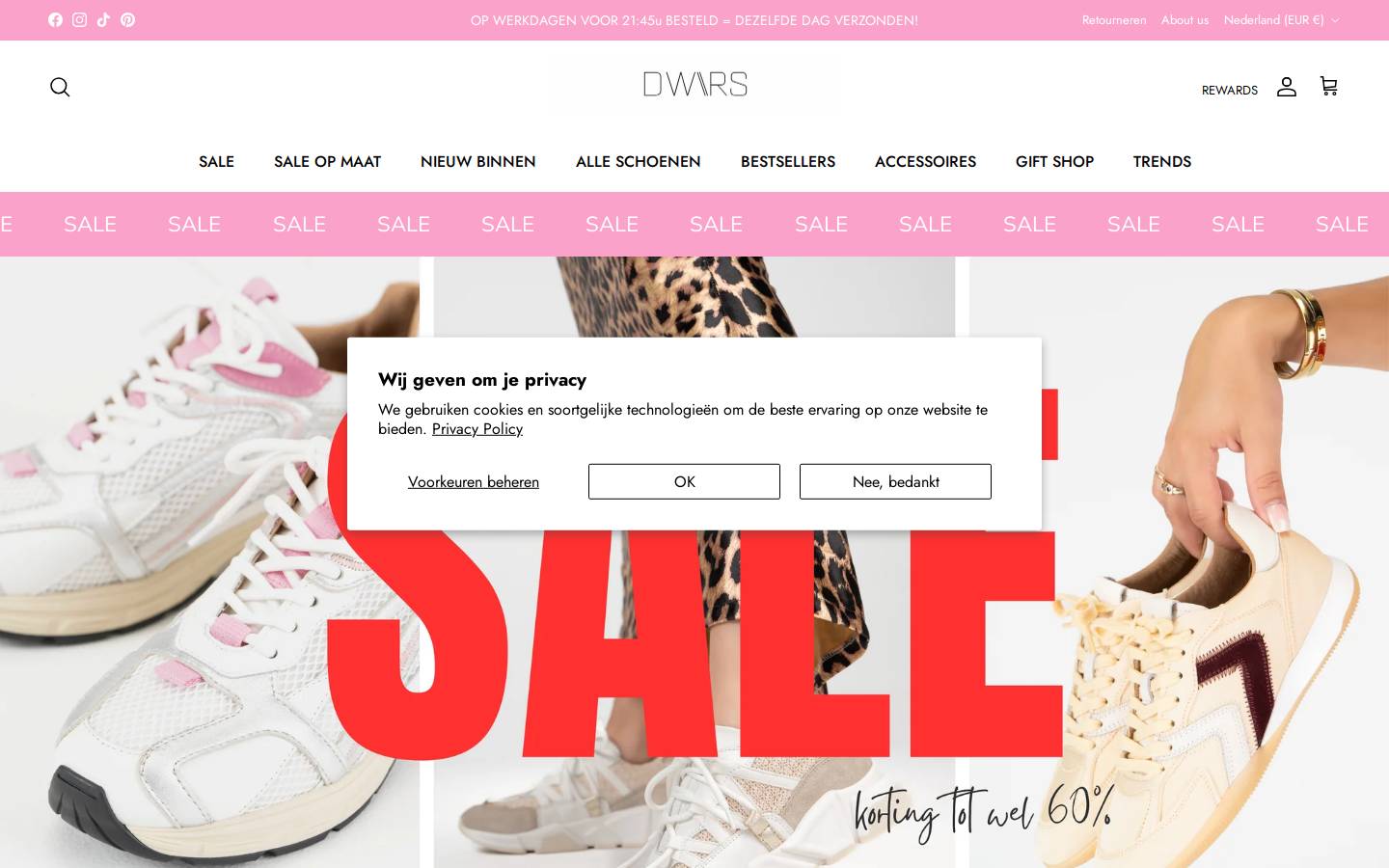 DWRS label homepage screenshot