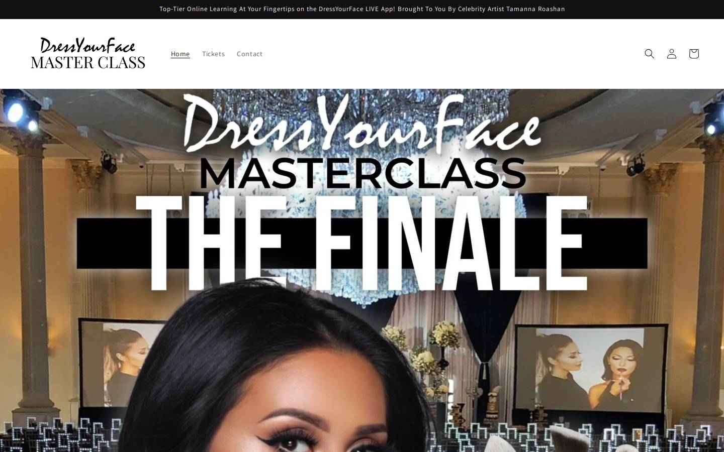 dyfmasterclass.com homepage screenshot