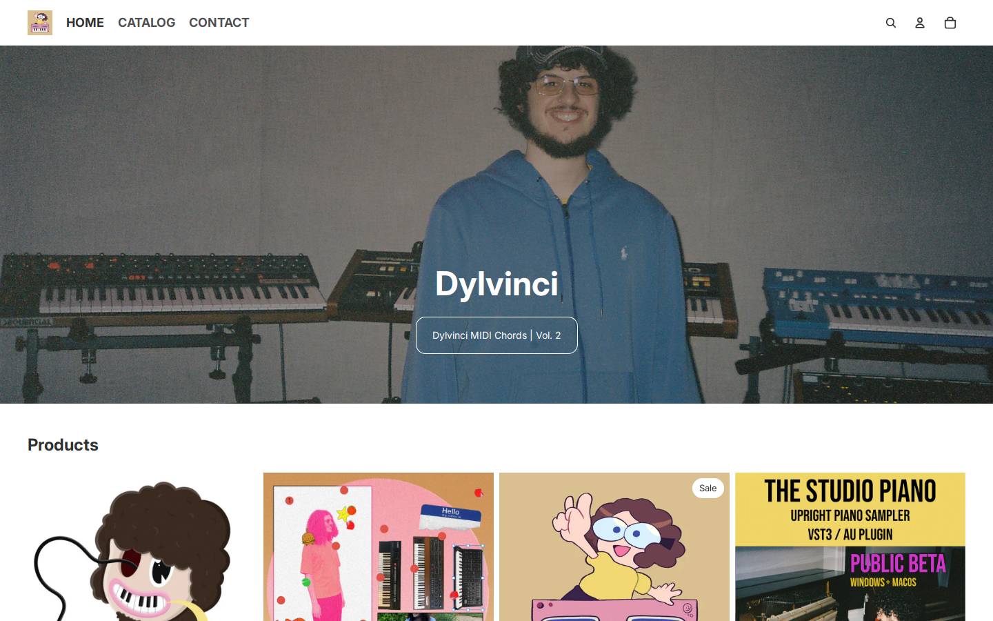 dylvinci.com homepage screenshot