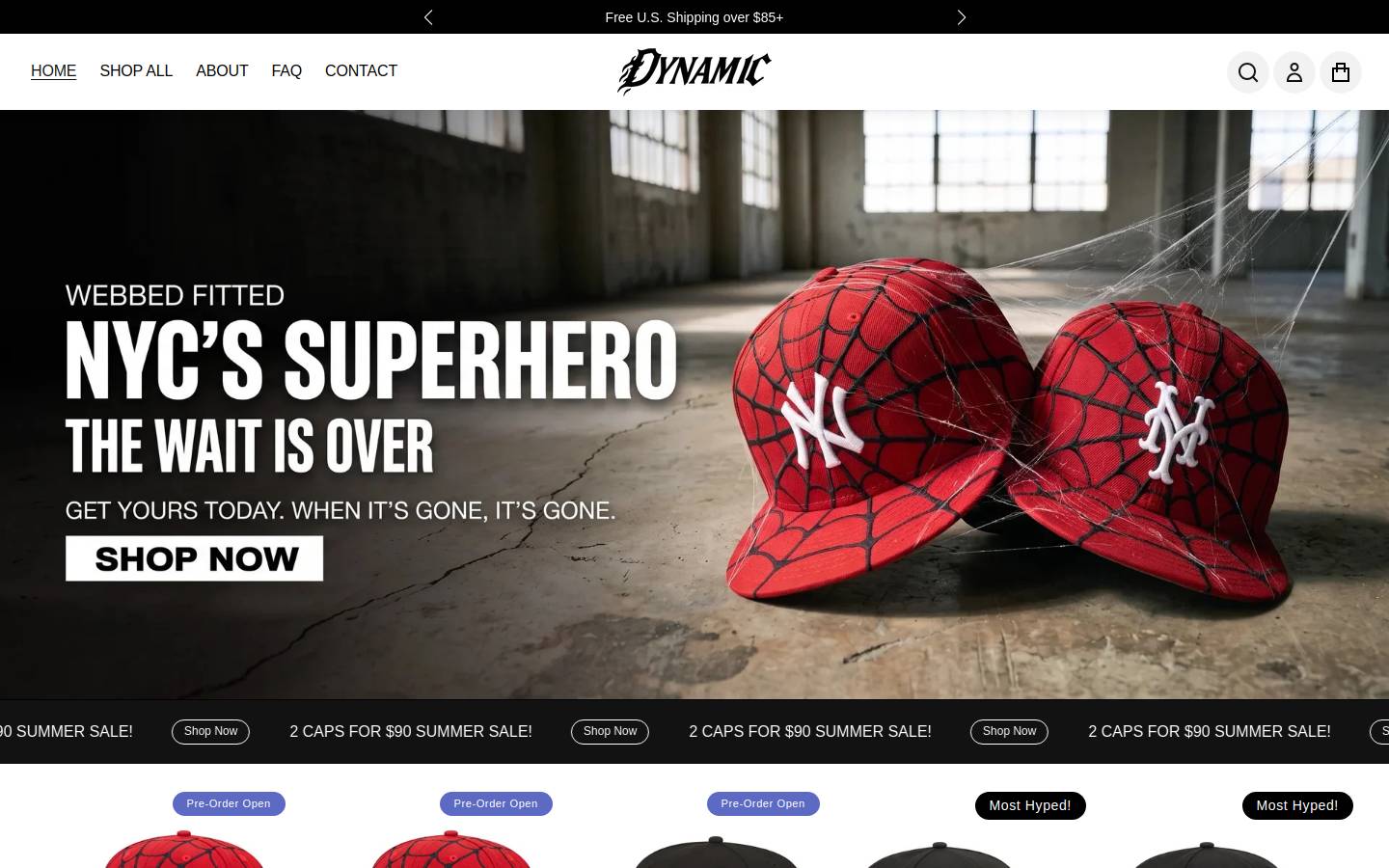 dynamicheat.shop homepage screenshot