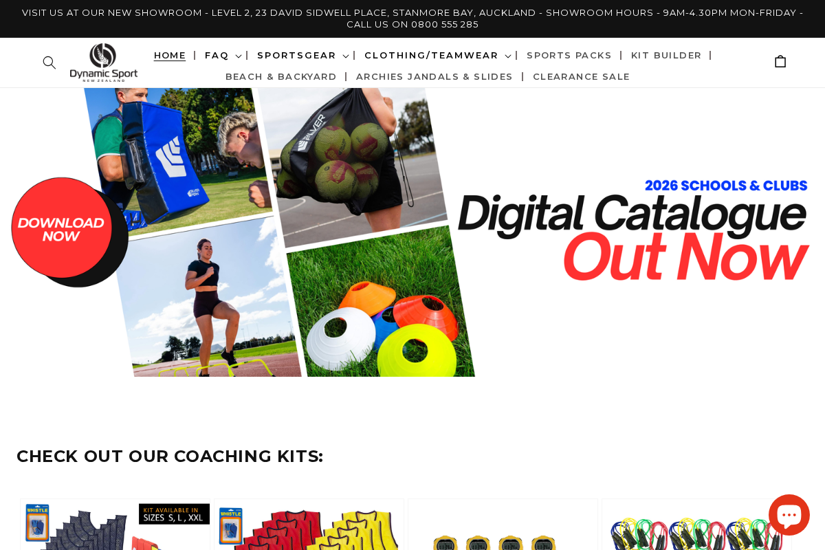 Dynamic Sport New Zealand homepage screenshot