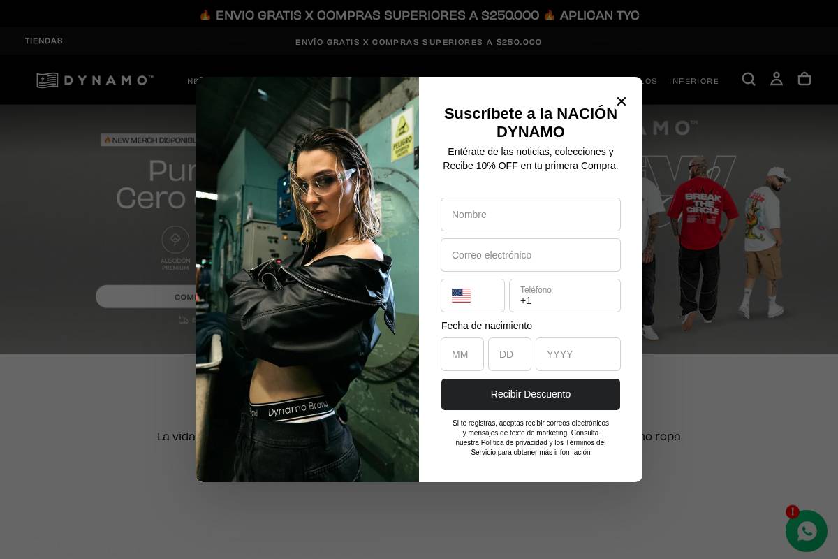 dynamobrand.co homepage screenshot