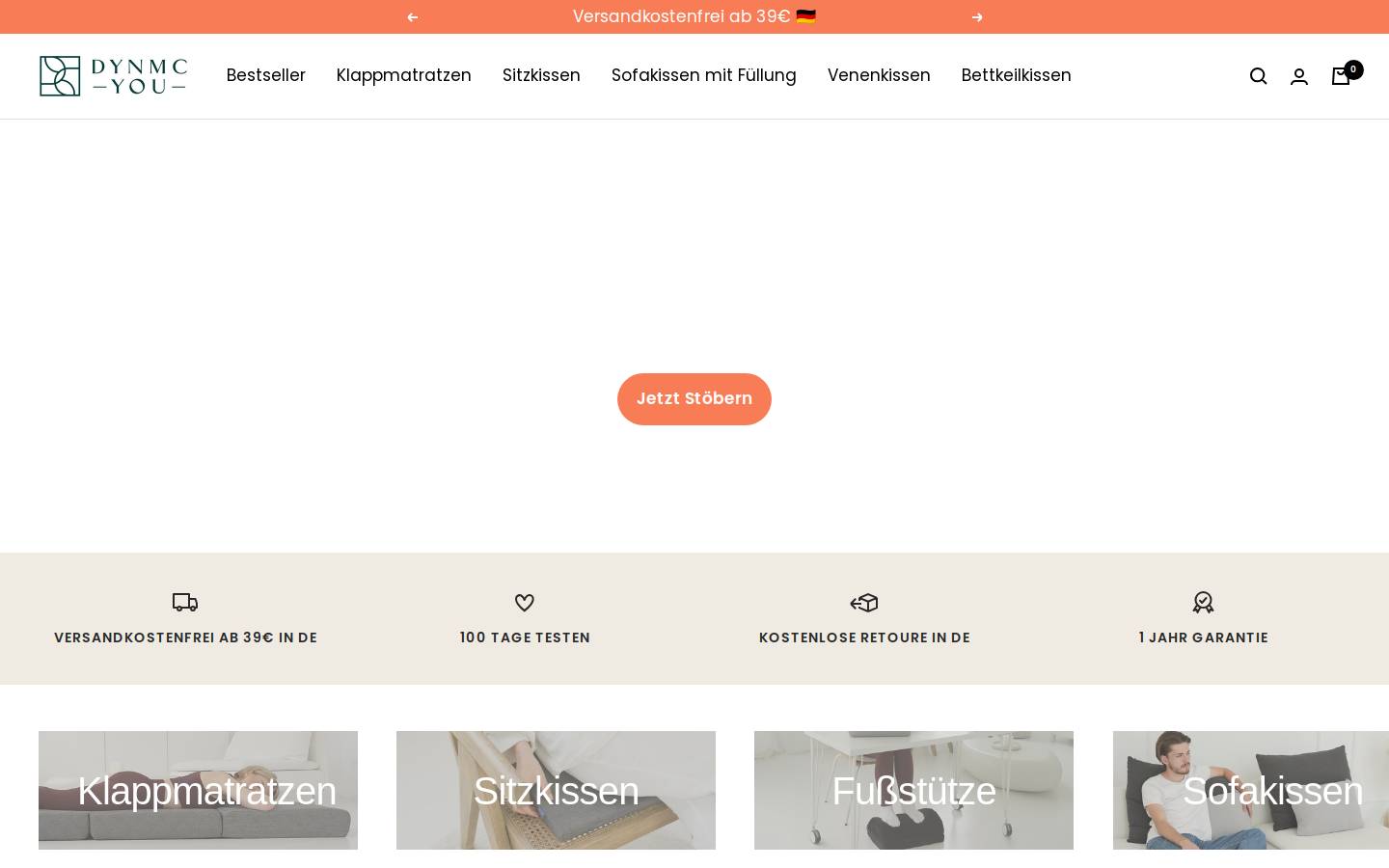 DYNMC YOU homepage screenshot