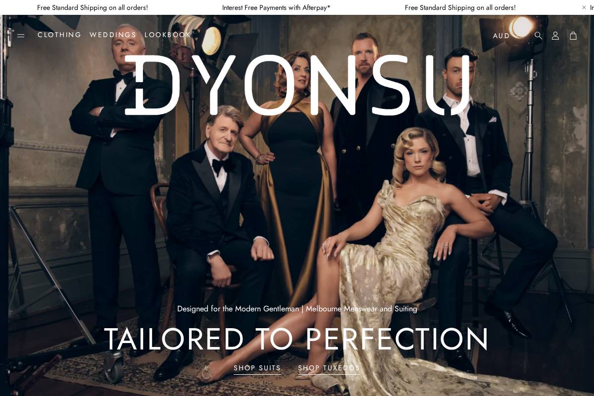 dyonsu.com homepage screenshot