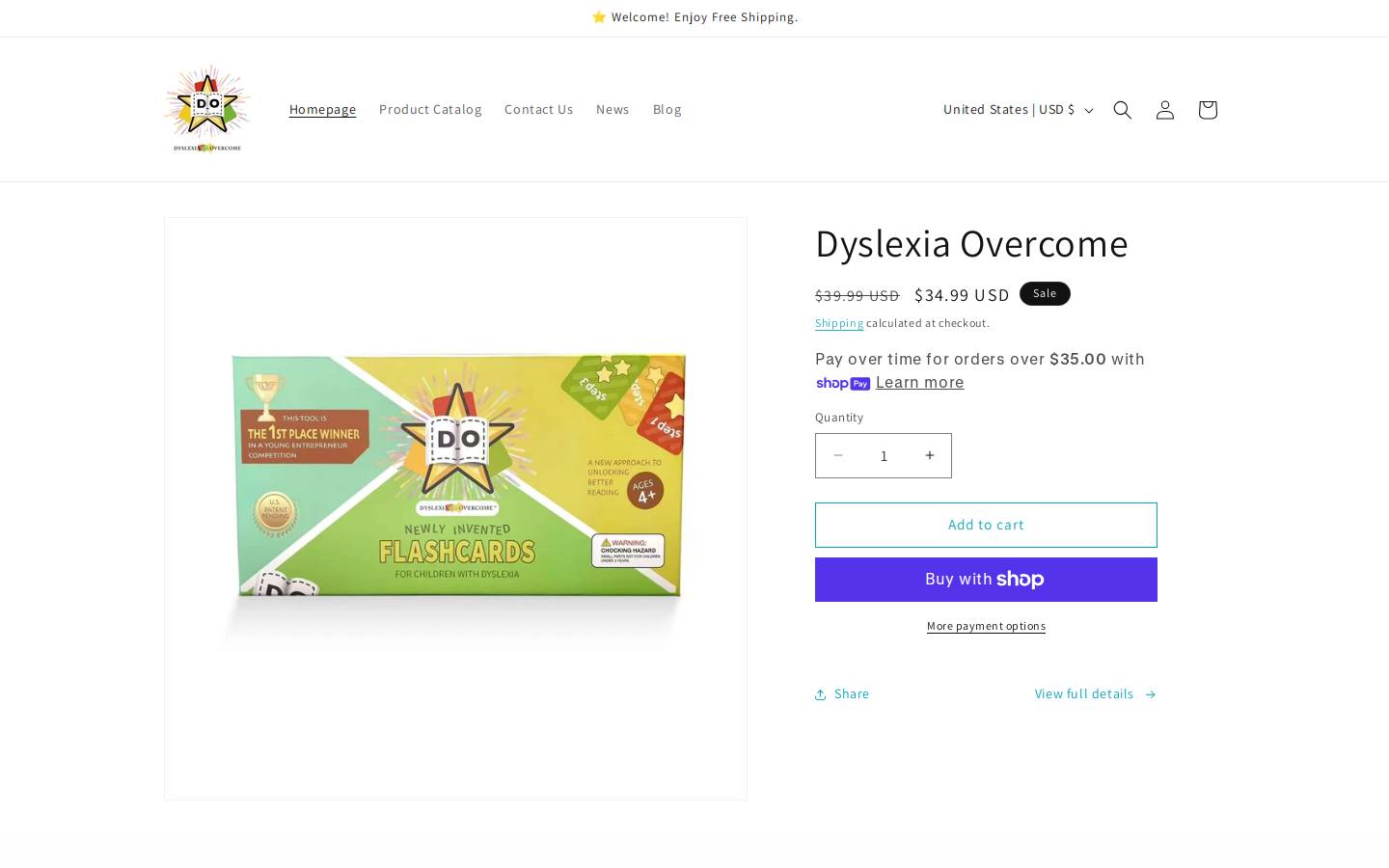 dyslexiatool.com homepage screenshot