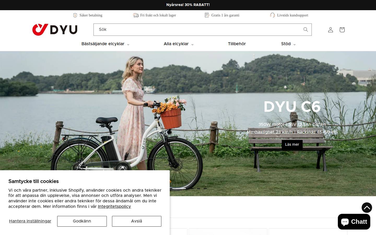 dyu.se homepage screenshot