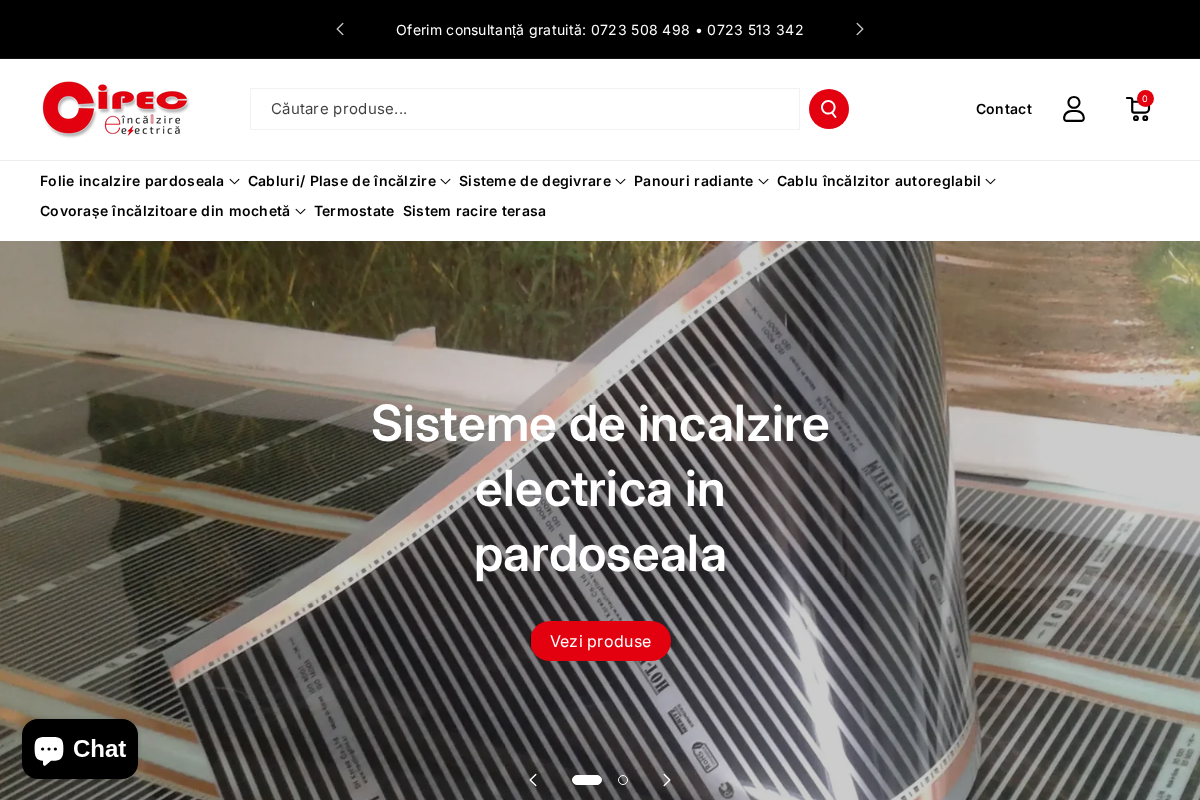 e-incalzireelectrica.ro homepage screenshot