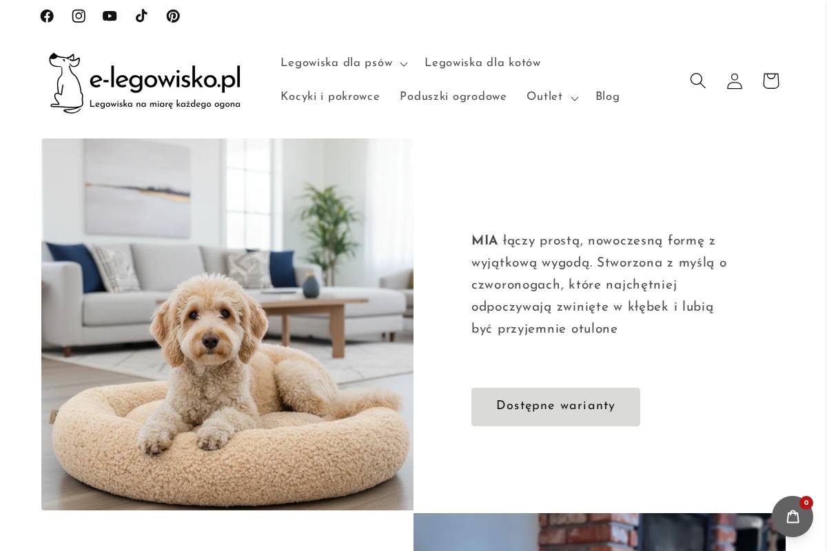 e-legowisko.pl homepage screenshot