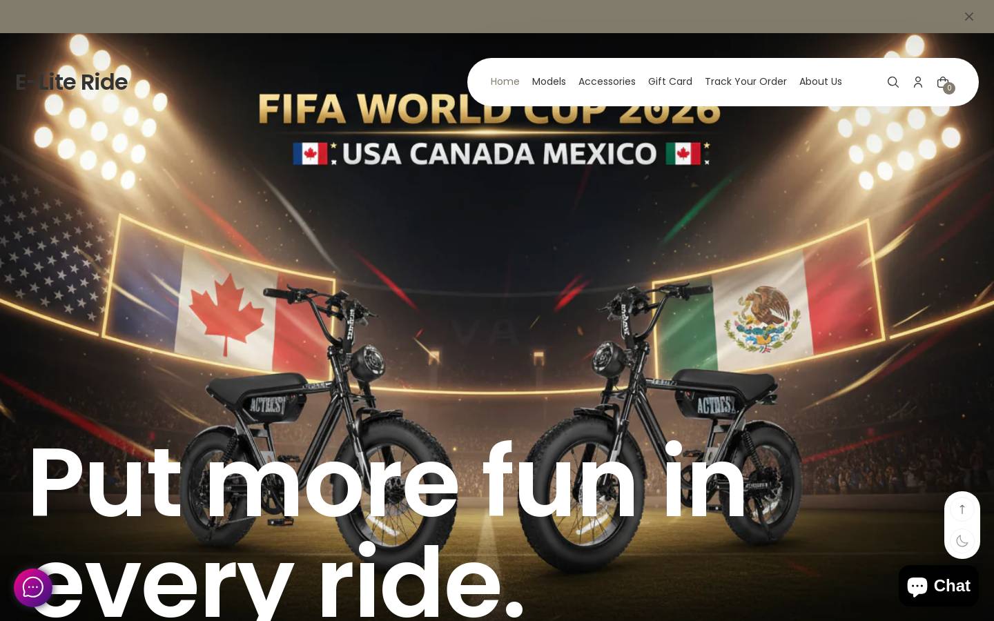 e-literide.com homepage screenshot