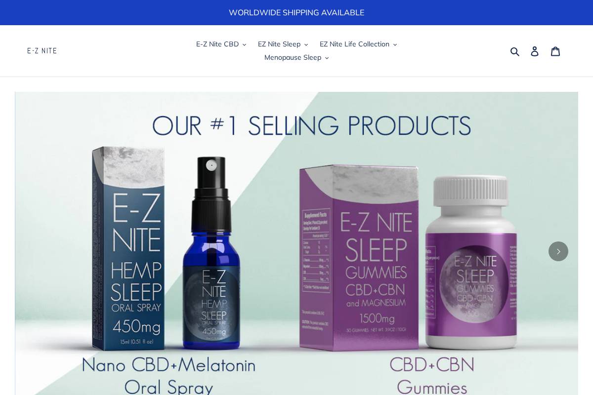 e-znite.com homepage screenshot