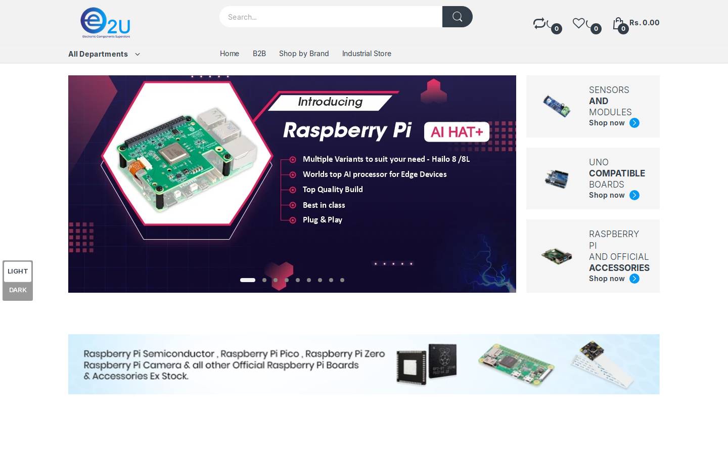 e2u.in homepage screenshot