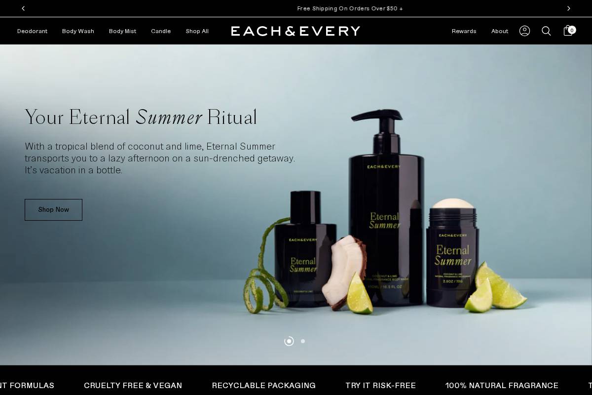Each And Every - Eachandevery - Eachandevery.com homepage screenshot