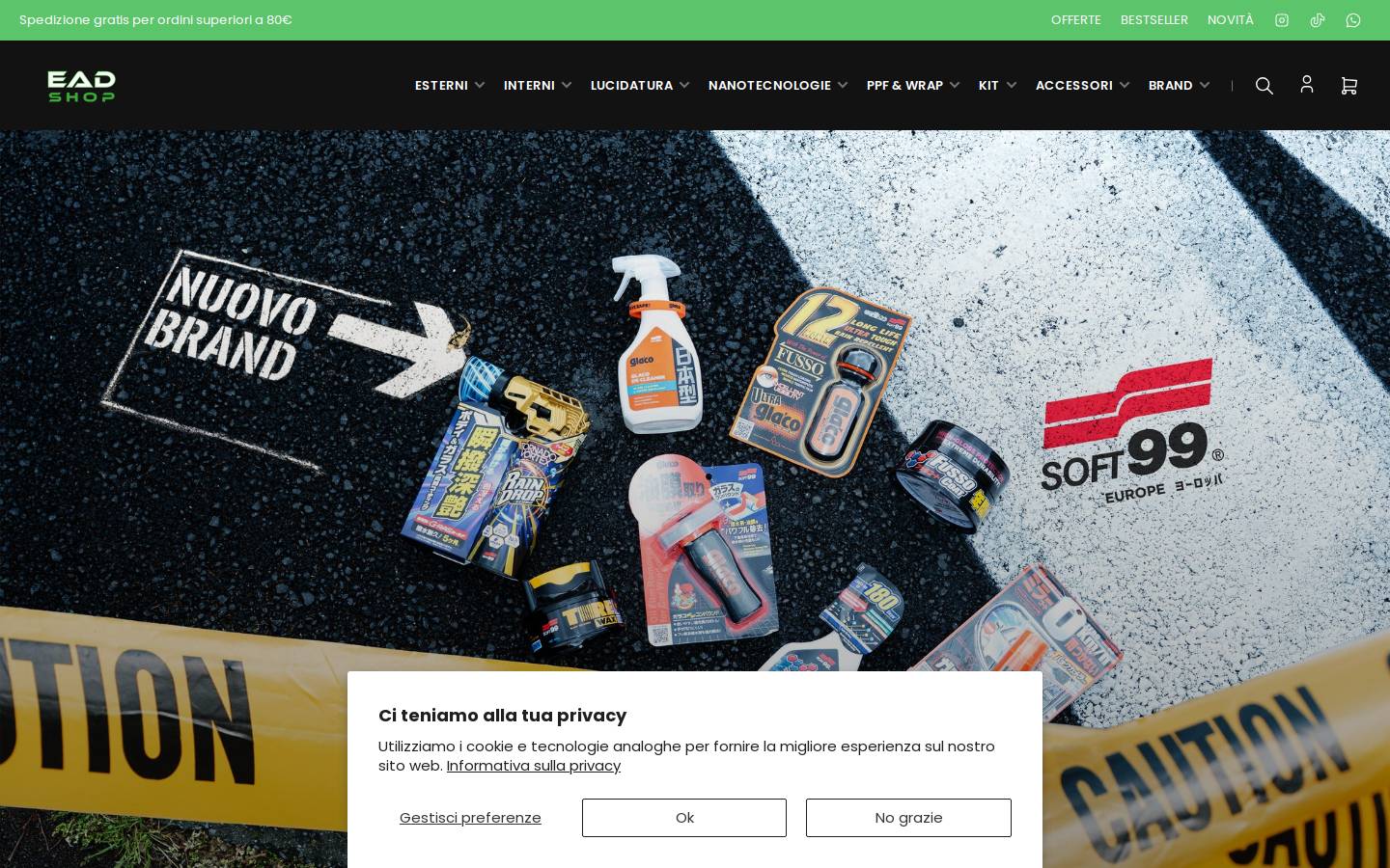 eadshop.it homepage screenshot
