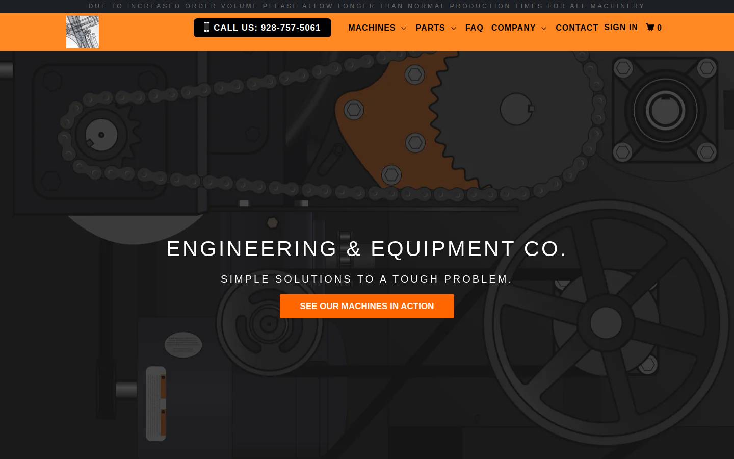eaeco.com homepage screenshot