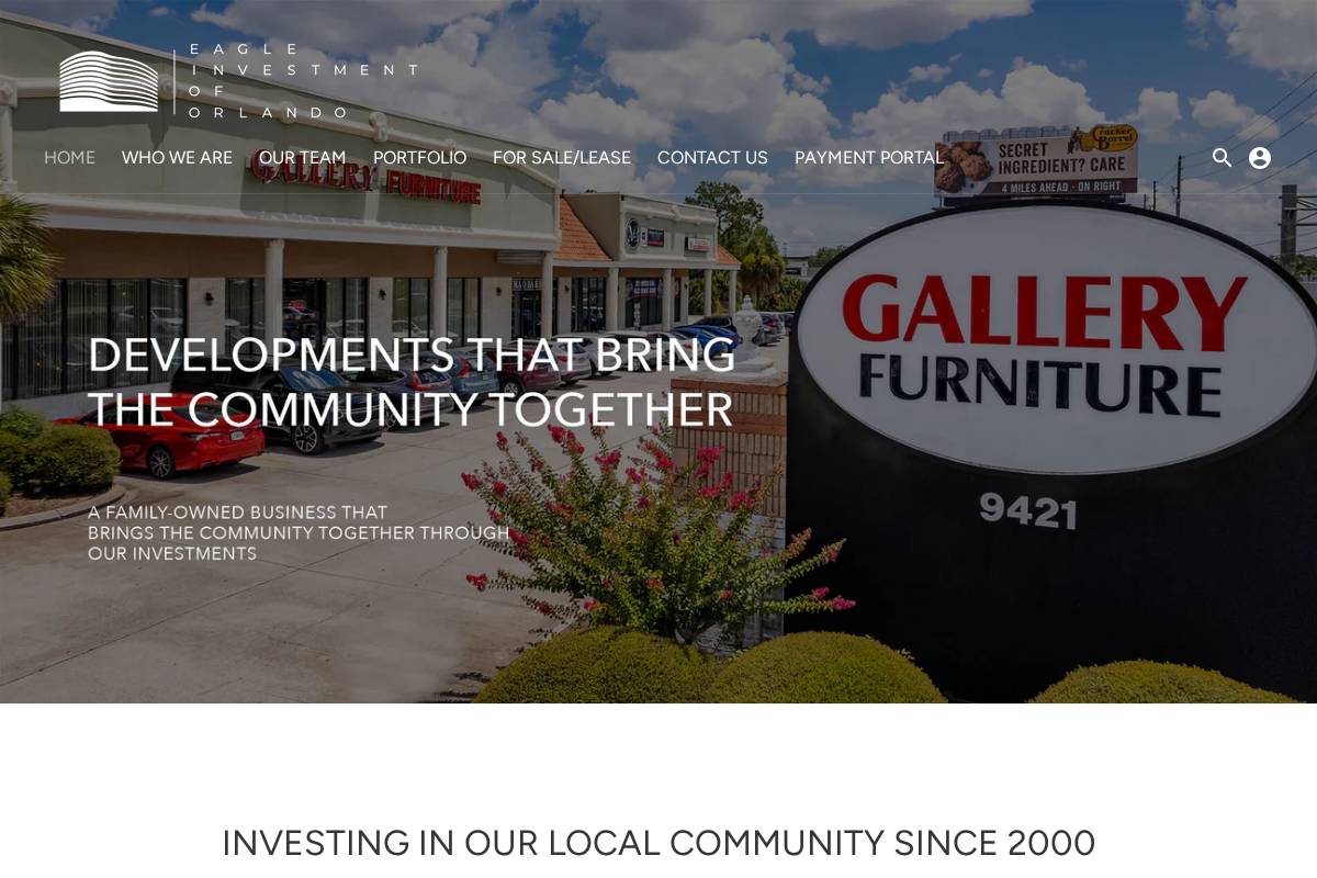 eagleinvestmentoforlando.com homepage screenshot